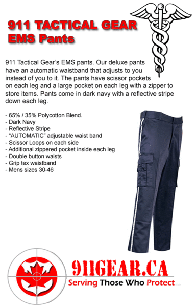 911 TAC EMS Pant (Stripe) Dark Navy