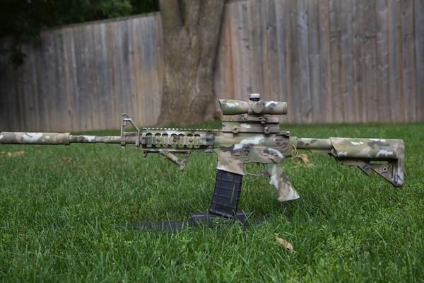 VFC M4 Duracoat Multicam final product